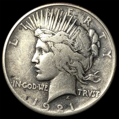 1921 Silver Peace Dollar LIGHTLY CIRCULATED