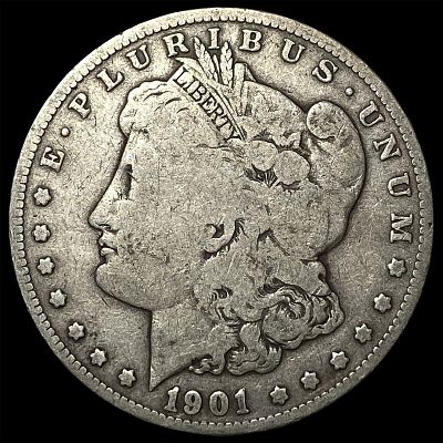 1901-S Silver Morgan Dollar NICELY CIRCULATED