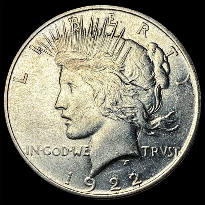 1922 Silver Peace Dollar CHOICE AU