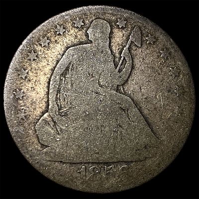 1856-O Silver Seated Liberty Half Dollar NICELY CIRCULATED