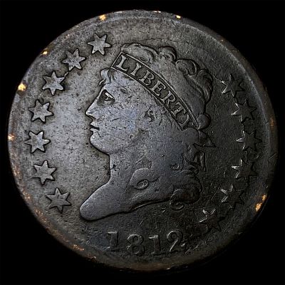 1812 Classic Head Large Cent NICELY CIRCULATED