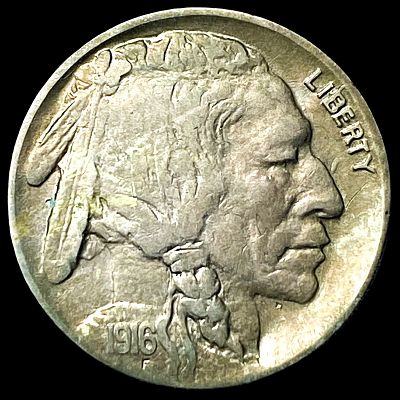 1916-D Buffalo Nickel CLOSELY UNCIRCULATED