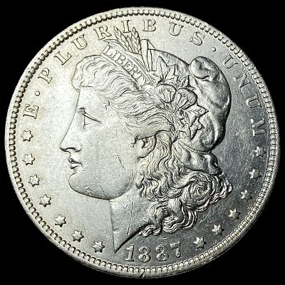 1887-O Morgan Silver Dollar CLOSELY UNCIRCULATED. 1887-O Morgan Silver Dollar CLOSELY UNCIRCULATED