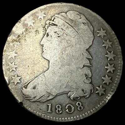 1808 Capped Bust Half Dollar LIGHTLY CIRCULATED. 1808 Capped Bust Half Dollar LIGHTLY CIRCULATED