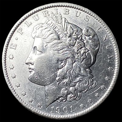 1901 Morgan Silver Dollar CLOSELY UNCIRCULATED. 1901 Morgan Silver Dollar CLOSELY UNCIRCULATED