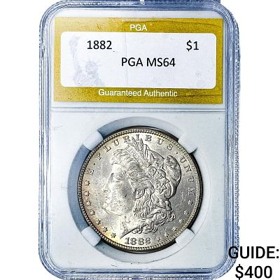 1882 Morgan Silver Dollar PGA MS64