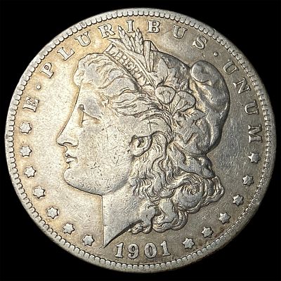 1901-S Silver Morgan Dollar LIGHTLY CIRCULATED. 1901-S Silver Morgan Dollar LIGHTLY CIRCULATED