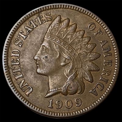 1909 Indian Head Cent CLOSELY UNCIRCULATED