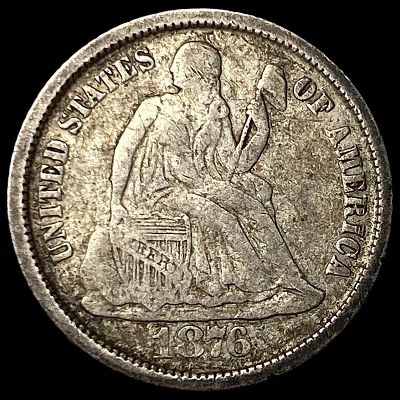 1876-S Seated Liberty Dime LIGHTLY CIRCULATED