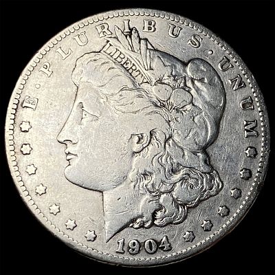 1904-S Silver Morgan Dollar LIGHTLY CIRCULATED. 1904-S Silver Morgan Dollar LIGHTLY CIRCULATED