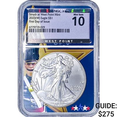 2023 Silver Eagle NGC MS10
