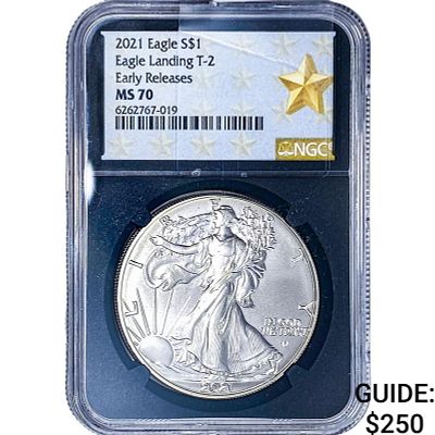 2021 Silver Eagle NGC MS70