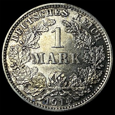 1914E Germany Silver 1 Mark