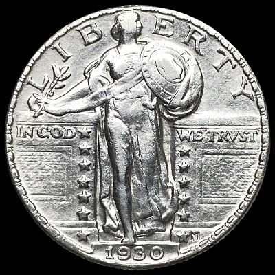 1930 Standing Liberty Silver Quarter CLOSELY UNCIRCULATED