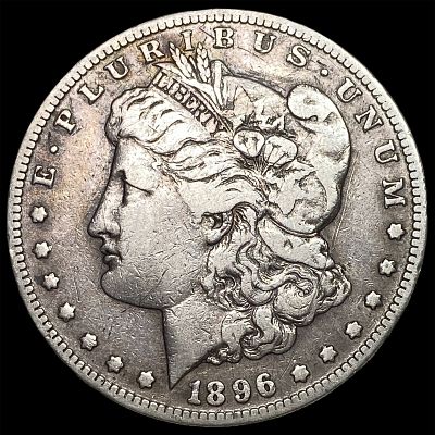 1896-S Silver Morgan Dollar LIGHTLY CIRCULATED