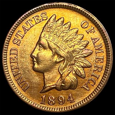 1894 Indian Head Cent CHOICE AU