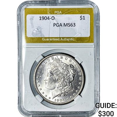1904-O Morgan Silver Dollar PGA MS63