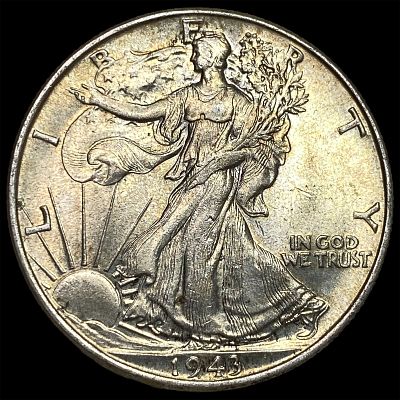 1943 Silver Walking Liberty Half Dollar UNCIRCULATED