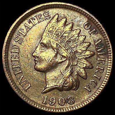 1908-S Indian Head Cent CLOSELY UNCIRCULATED