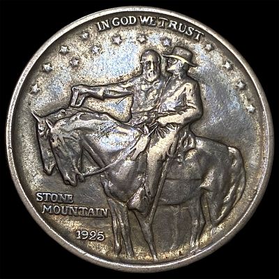 1925 Stone Mountain Silver Half Dollar NEARLY UNCIRCULATED