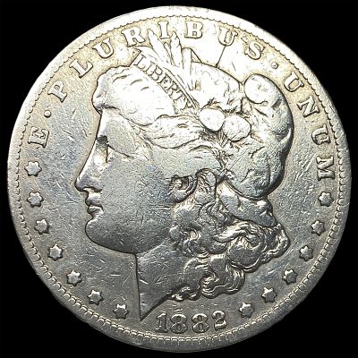 1882-CC Silver Morgan Dollar LIGHTLY CIRCULATED