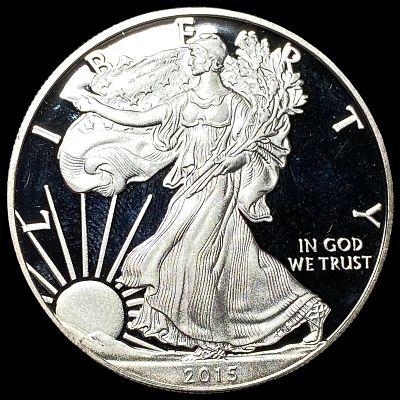 2015-W 1oz Silver American Eagle Proof $1 GEM PROOF