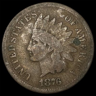 1876 Indian Head Cent NICELY CIRCULATED