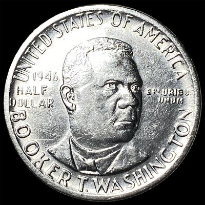 1946 Silver Booker T. Washington Half Dollar GEM BU