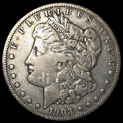 1903-S Silver Morgan Dollar LIGHTLY CIRCULATED