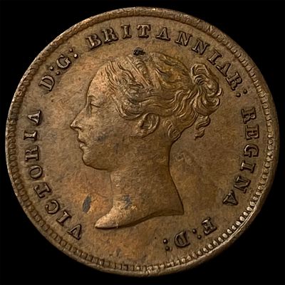 1843 Cetlon Copper 1/52 Farthing