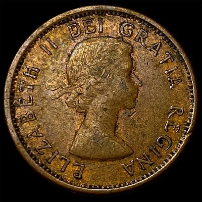 1961 Canada Bronze 1 Cent
