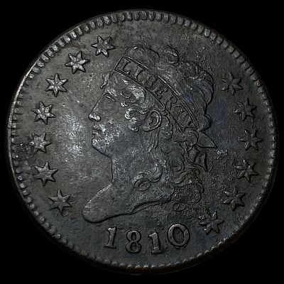 1810/09 Classic Head Large Cent CLOSELY UNCIRCULATED. 1810/09 Classic Head Large Cent CLOSELY 