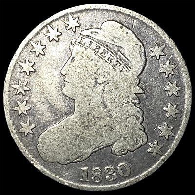1830 Capped Bust Half Dollar NICELY CIRCULATED