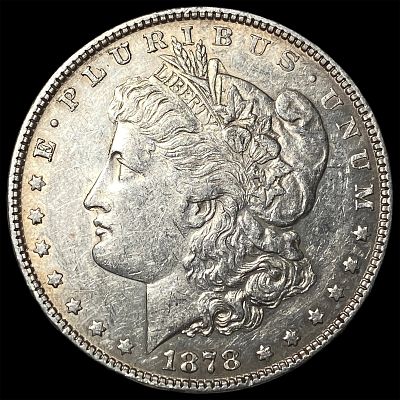 1878 Silver Morgan Dollar CLOSELY UNCIRCULATED