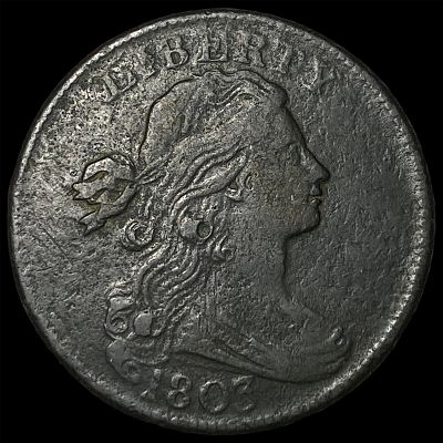 1803 Draped Bust Large Cent NEARLY UNCIRCULATED