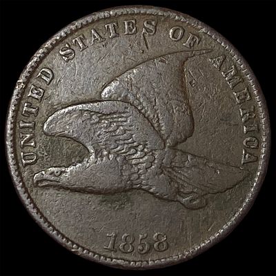 1858 Flying Eagle Cent LIGHTLY CIRCULATED