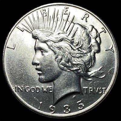 1935 Silver Peace Dollar CHOICE BU