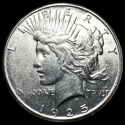 1925-S Silver Peace Dollar UNCIRCULATED