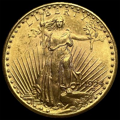1924 Gold $20 Saint-Gaudens Double Eagle UNCIRCULATED