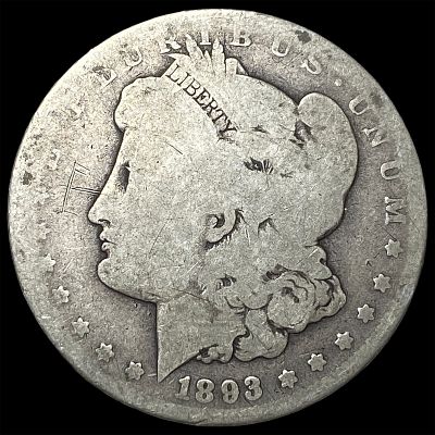 1893-CC Silver Morgan Dollar NICELY CIRCULATED. 1893-CC Silver Morgan Dollar NICELY CIRCULATED