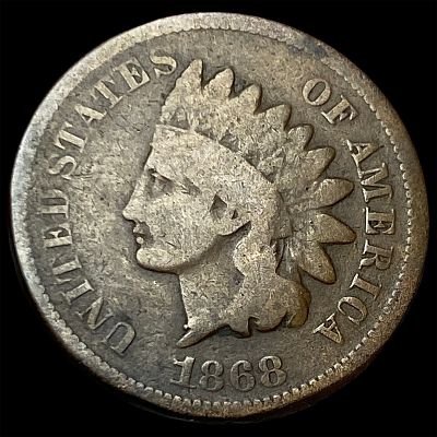 1868 Indian Head Cent NICELY CIRCULATED