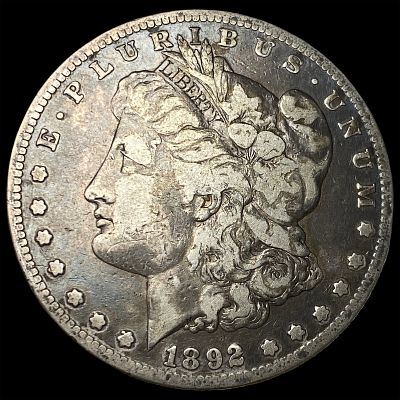 1892-S Silver Morgan Dollar LIGHTLY CIRCULATED. 1892-S Silver Morgan Dollar LIGHTLY CIRCULATED