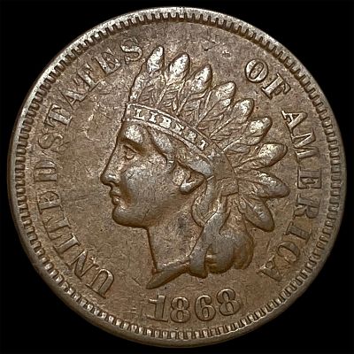 1868 Indian Head Cent CLOSELY UNCIRCULATED