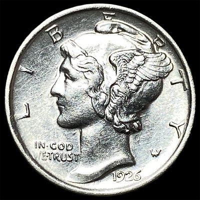 1926-D Silver Mercury Dime UNCIRCULATED