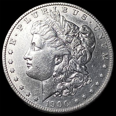 1900-S Morgan Silver Dollar CHOICE AU