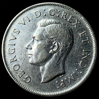 1943 Canada Silver 50 Cents HIGH GRADE