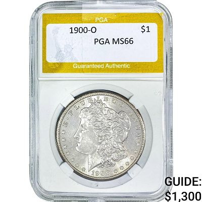 1900-O Morgan Silver Dollar PGA MS66
