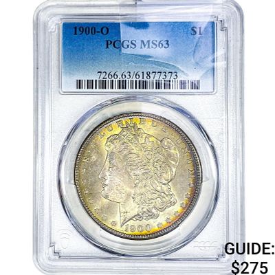 1900-O Morgan Silver Dollar PCGS MS63