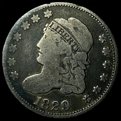 1829 Capped Bust Half Dime NICELY CIRCULATED