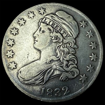 1832 Capped Bust Half Dollar NEARLY UNCIRCULATED. 1832 Capped Bust Half Dollar NEARLY UNCIRCULATED